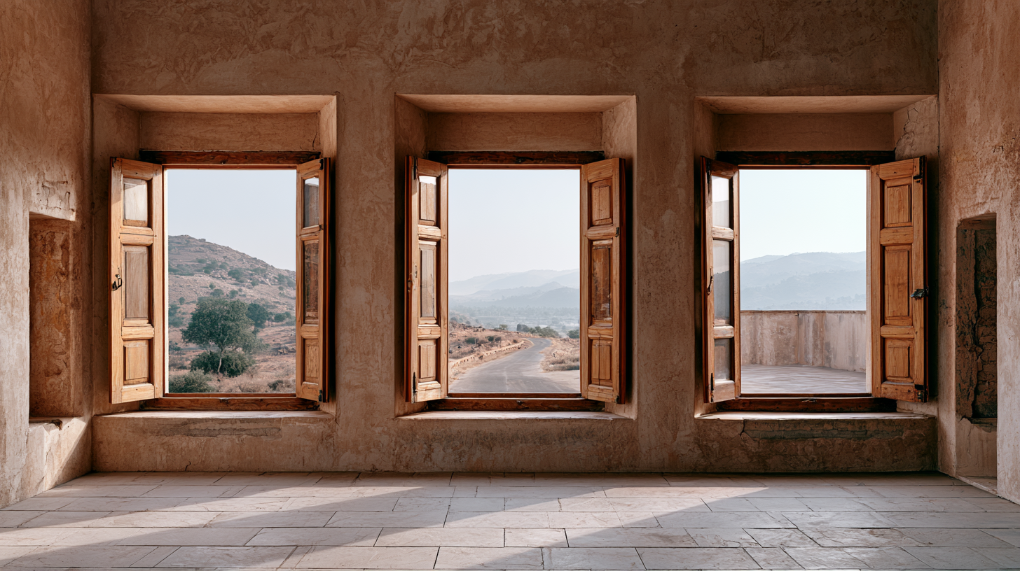 Three traditional Indian measuring instruments — different lenses for different things.